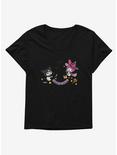 My Melody And Kuromi Halloween All Together Womens T-Shirt Plus Size, , hi-res