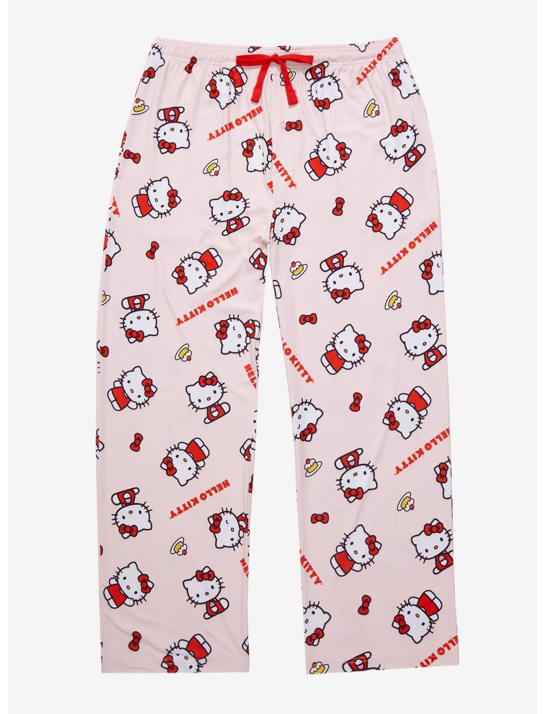 Sanrio Hello Kitty Sweet Treats Allover Print Sleep Pants - BoxLunch Exclusive, LIGHT PINK, hi-res