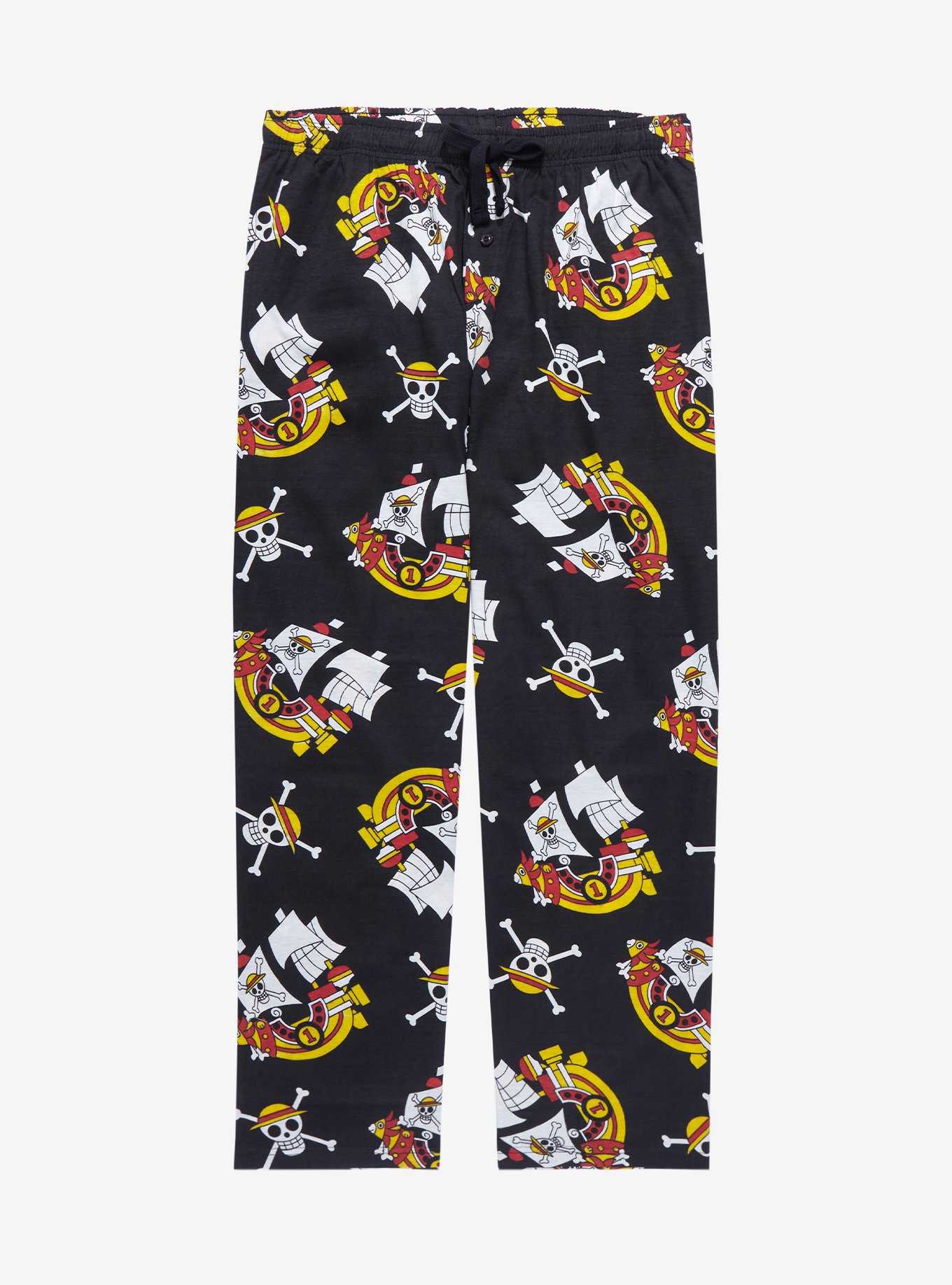One Piece Thousand Sunny Allover Print Sleep Pants - BoxLunch Exclusive, , hi-res