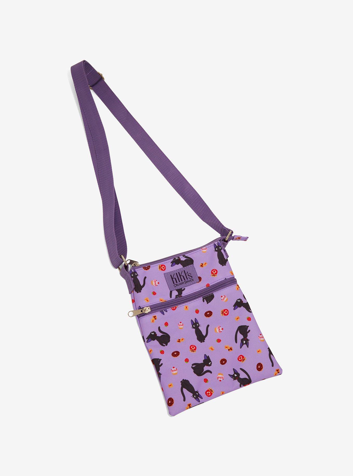 Studio Ghibli Kiki's Delivery Service Jiji Sweets Passport Crossbody Bag, , hi-res