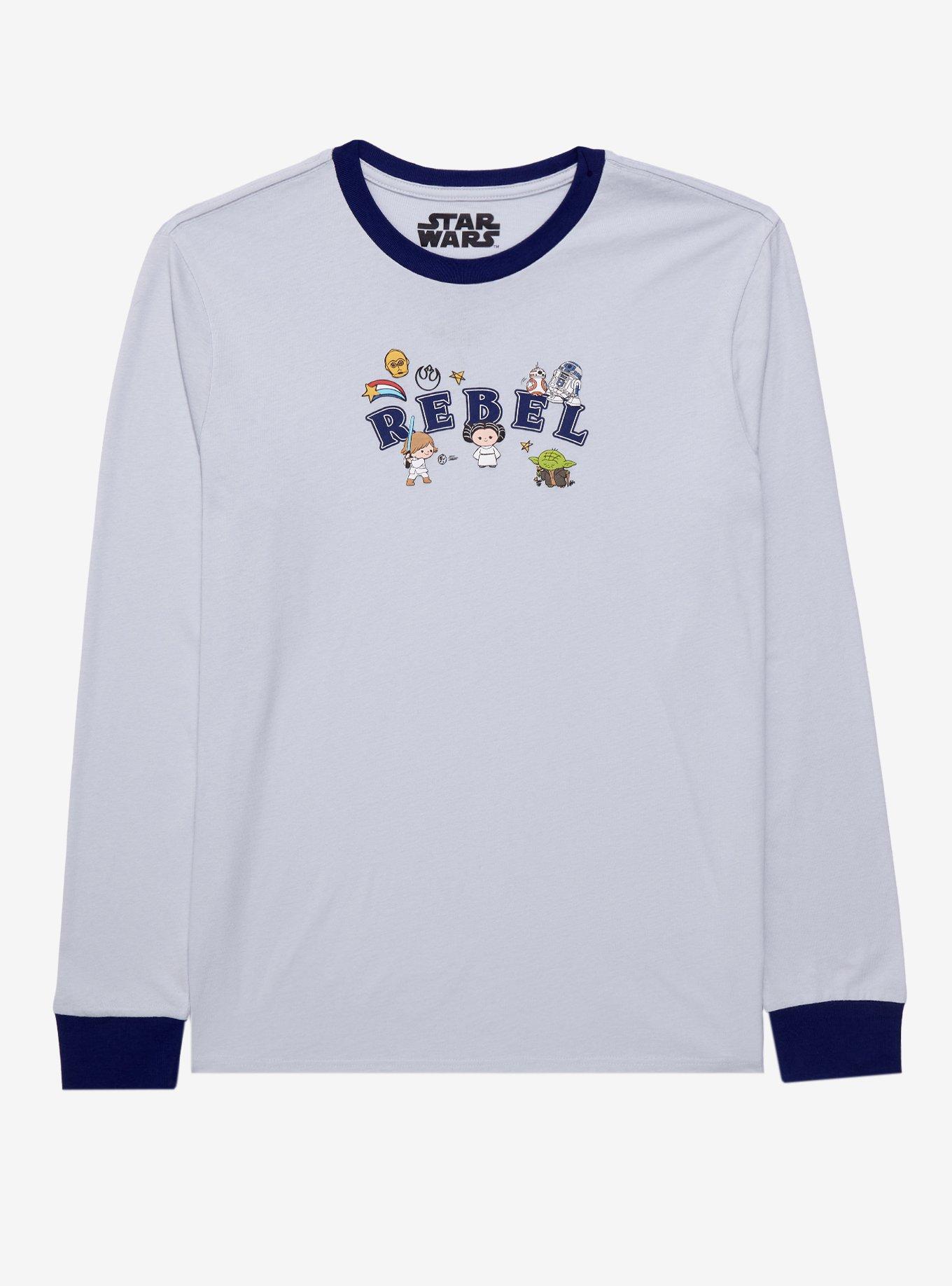 Our Universe Star Wars Rebel Long Sleeve T-Shirt - BoxLunch Exclusive, BLUE, hi-res