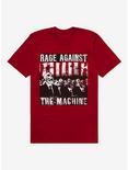 Rage Against The Machine Choir Of Skulls T-Shirt, RED, hi-res