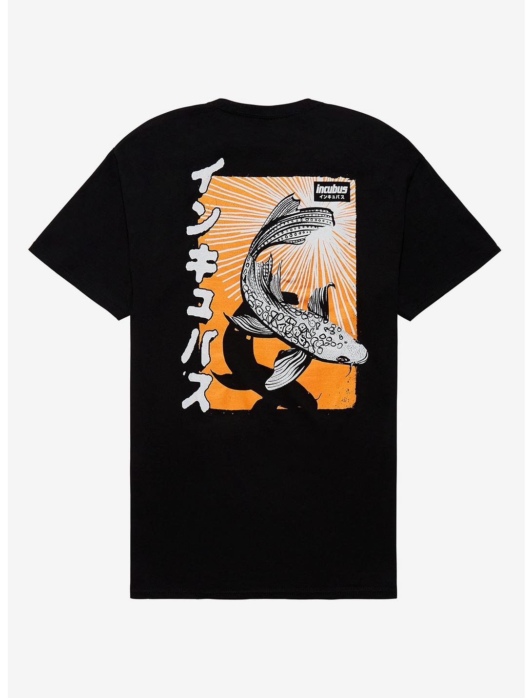 Incubus Koi Fish T-Shirt, BLACK, hi-res