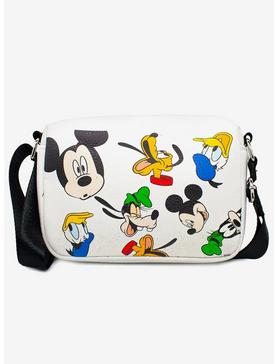 Disney Mickey Mouse And Friends Fab Four Expressions All Over Cross Body Bag, , hi-res