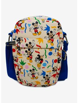 Disney Mickey Mouse Action Poses Confetti Collage Cross Body Bag, , hi-res