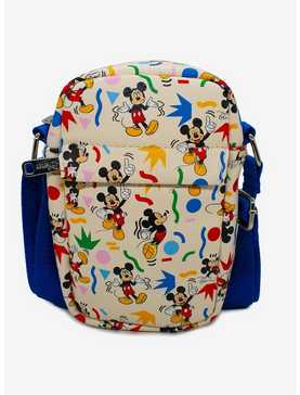 Disney Mickey Mouse Action Poses Confetti Collage Cross Body Bag, , hi-res