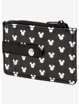 Disney Mickey Mouse Head Monogram Black White Wallet Id Card Holder, , hi-res