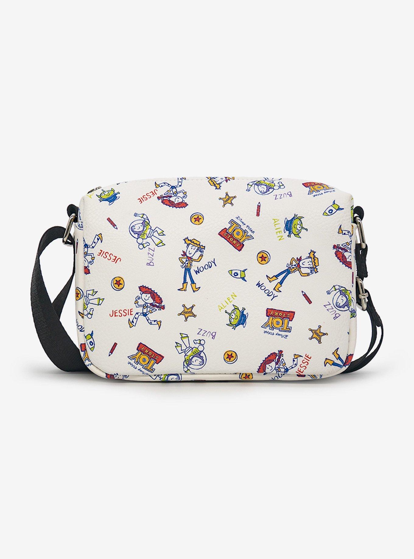 Disney Pixar Toy Story Character Doodles Collage Cross Body Bag, , hi-res