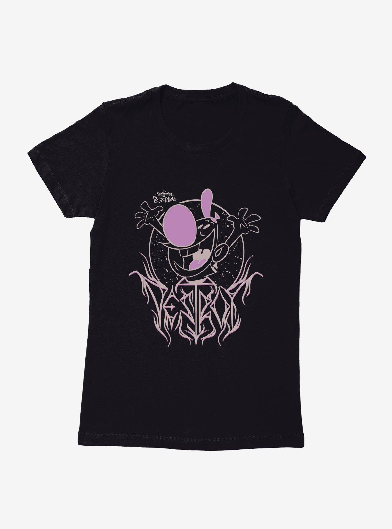 Grim Adventures Of Billy And Mandy Billy Destroy Womens T-Shirt, , hi-res