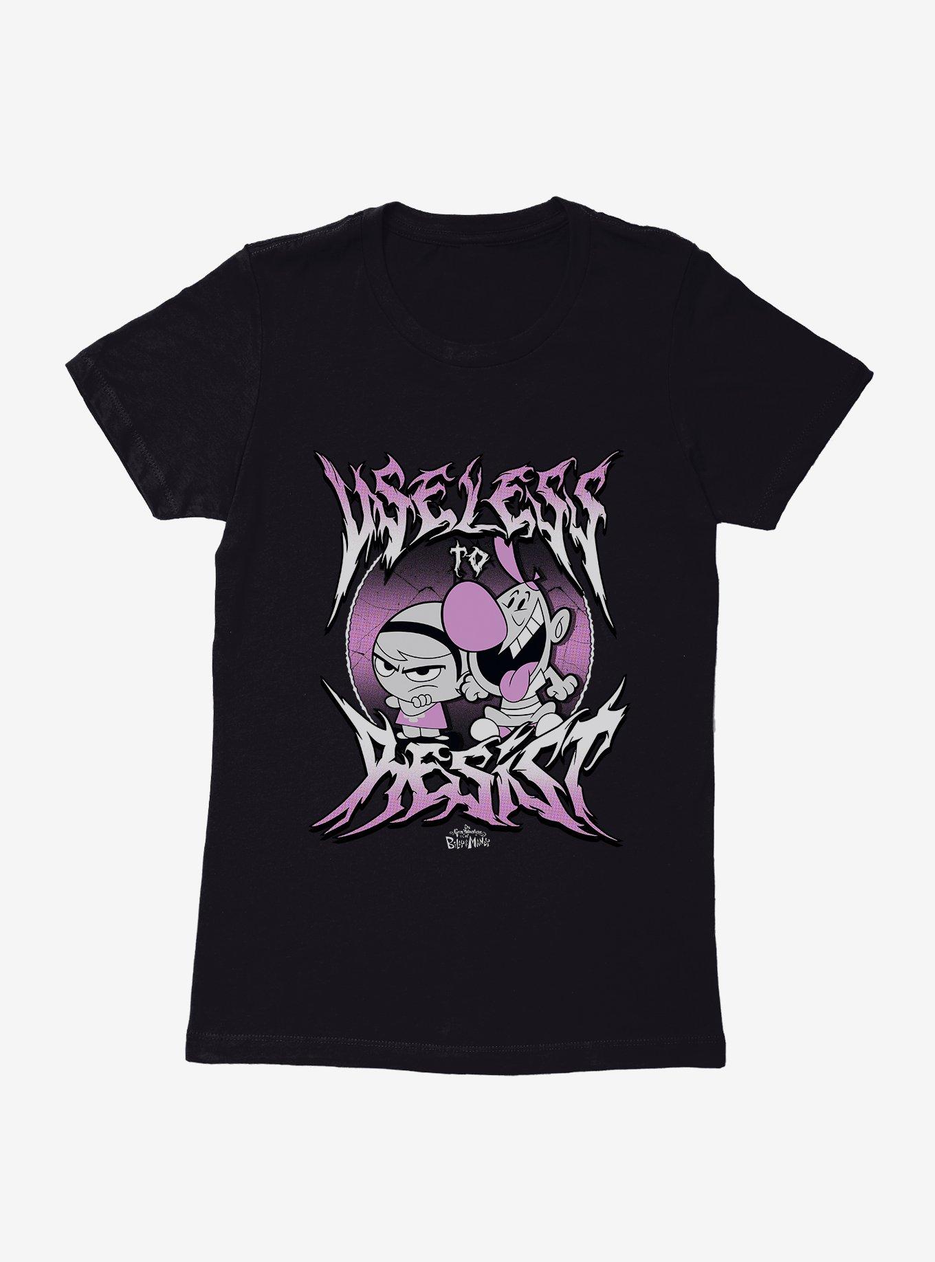 Grim Adventures Of Billy And Mandy Useless To Resist Womens T-Shirt ...