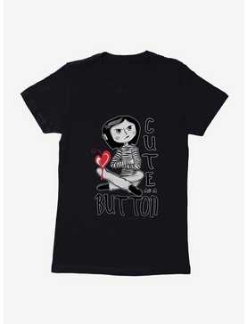 Coraline Cute as a Button Womens T-Shirt, , hi-res