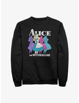 Disney Alice In Wonderland Trippy Alice Sweatshirt, , hi-res
