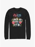 Disney Alice In Wonderland Vintage Alice Long-Sleeve T-Shirt, BLACK, hi-res