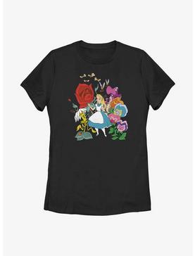 Disney Alice In Wonderland Flower Afternoon Womens T-Shirt, , hi-res