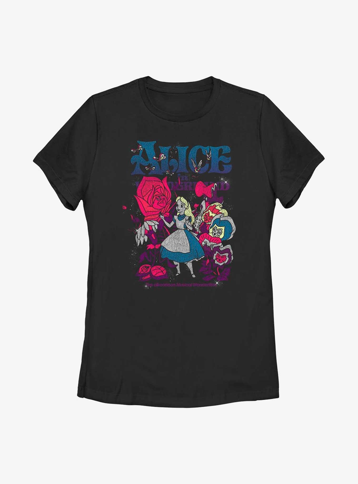 Disney Alice In Wonderland Technicolor Wonderland Womens T-Shirt, , hi-res