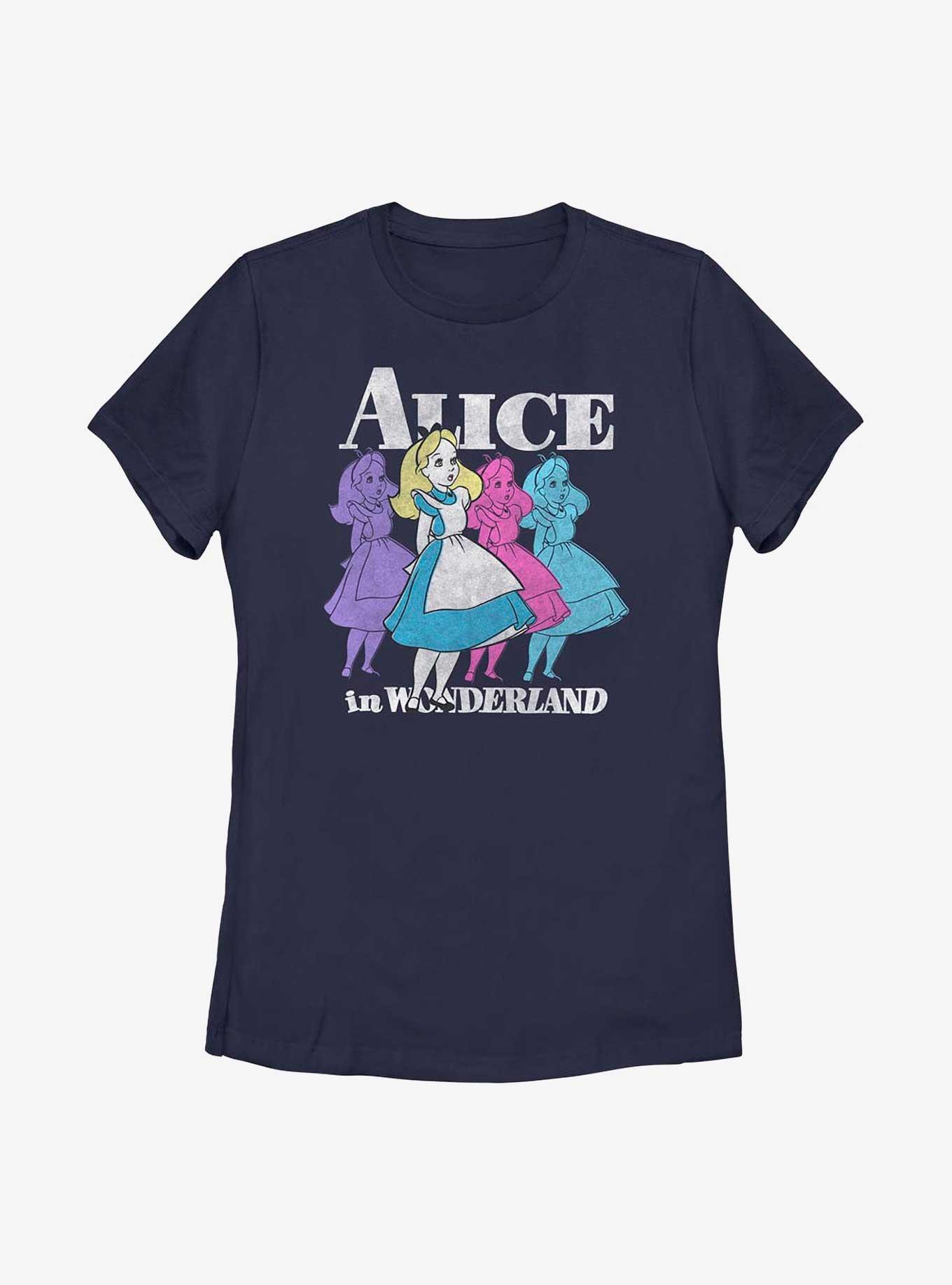 Disney Alice In Wonderland Trippy Alice Womens T-Shirt, , hi-res