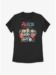 Disney Alice In Wonderland Vintage Alice Womens T-Shirt, BLACK, hi-res