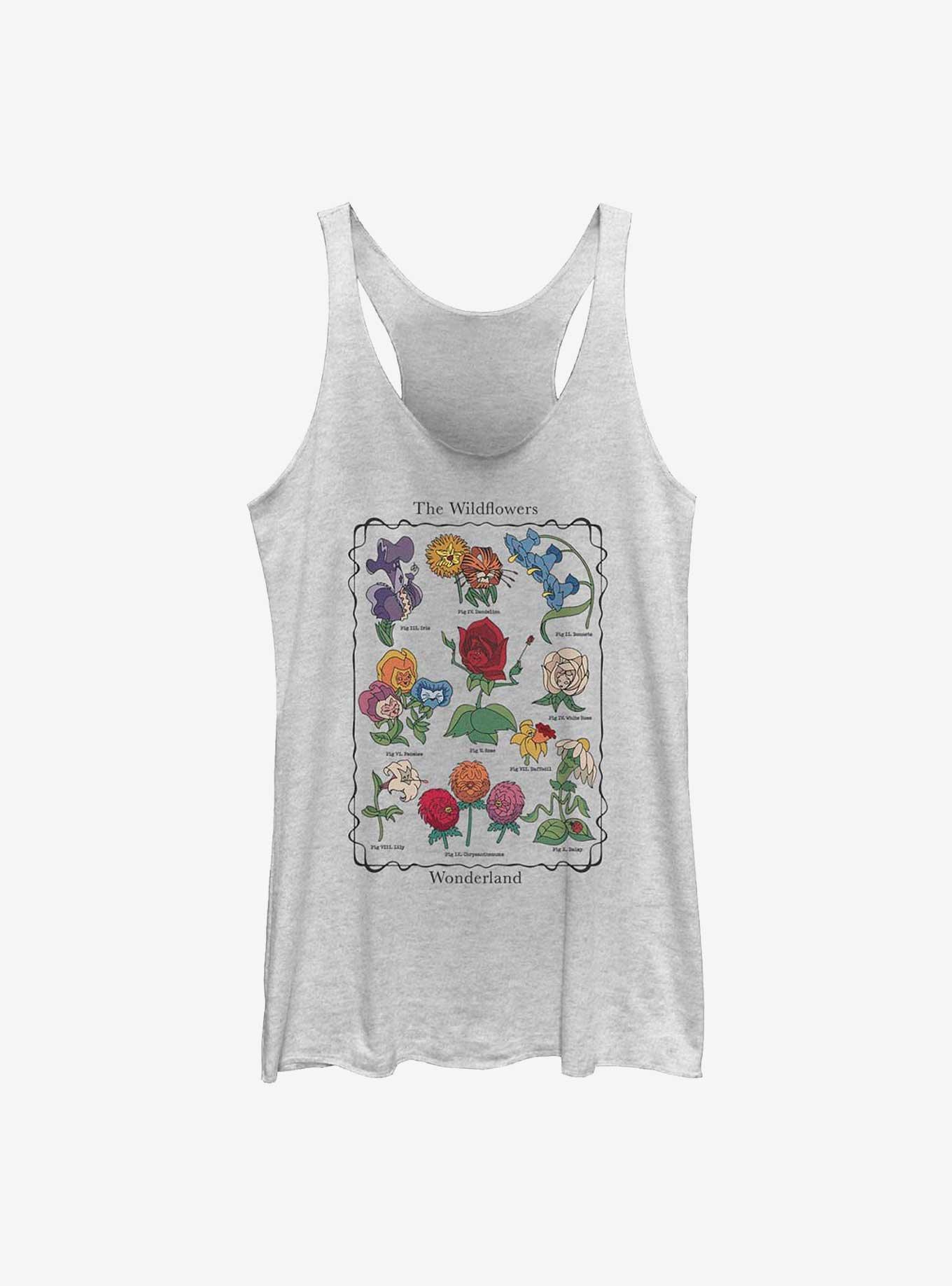 Disney Alice In Wonderland Alice Flowers Womens Tank Top, , hi-res