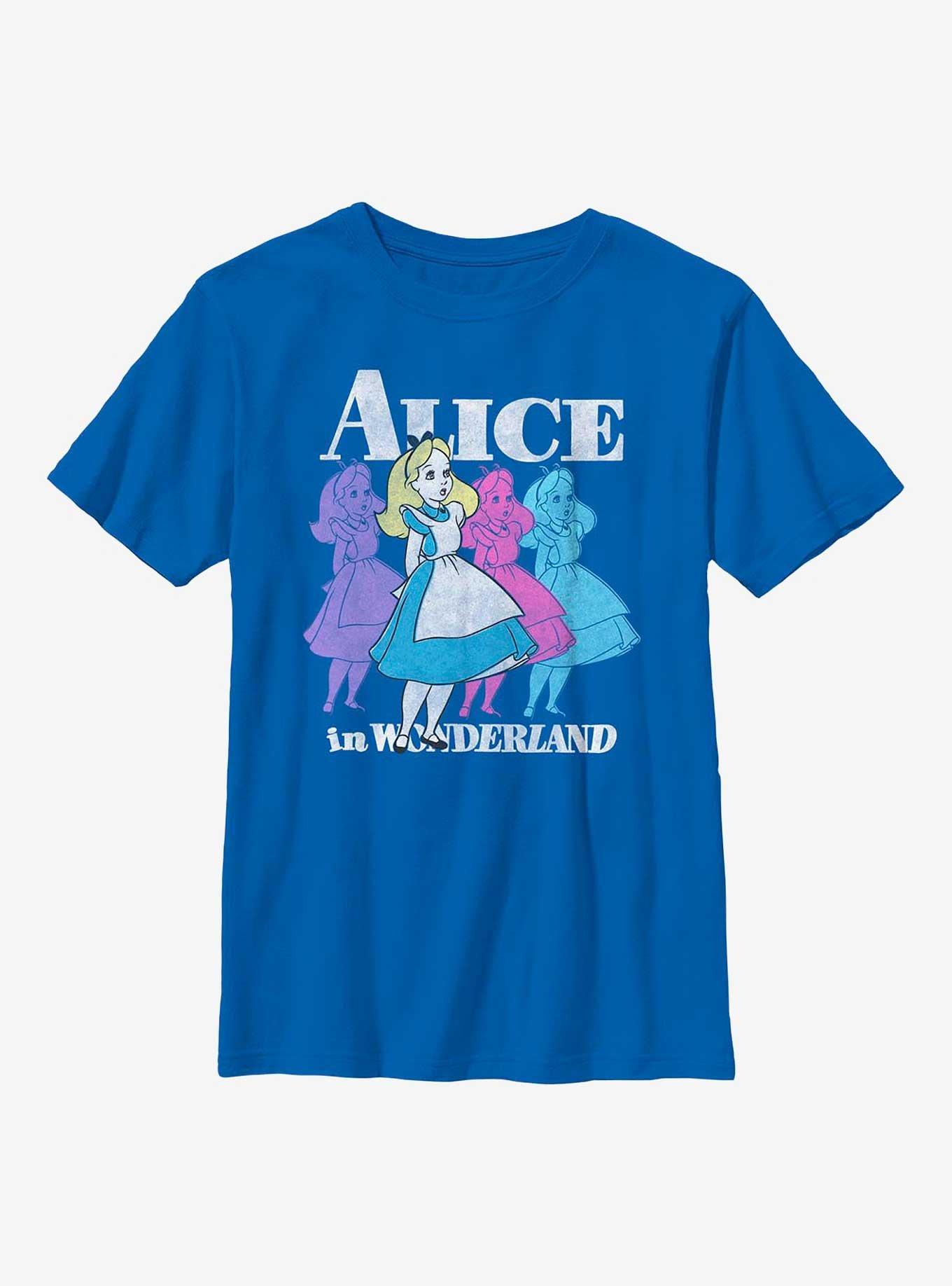 Disney Alice In Wonderland Trippy Alice Youth T-Shirt, , hi-res