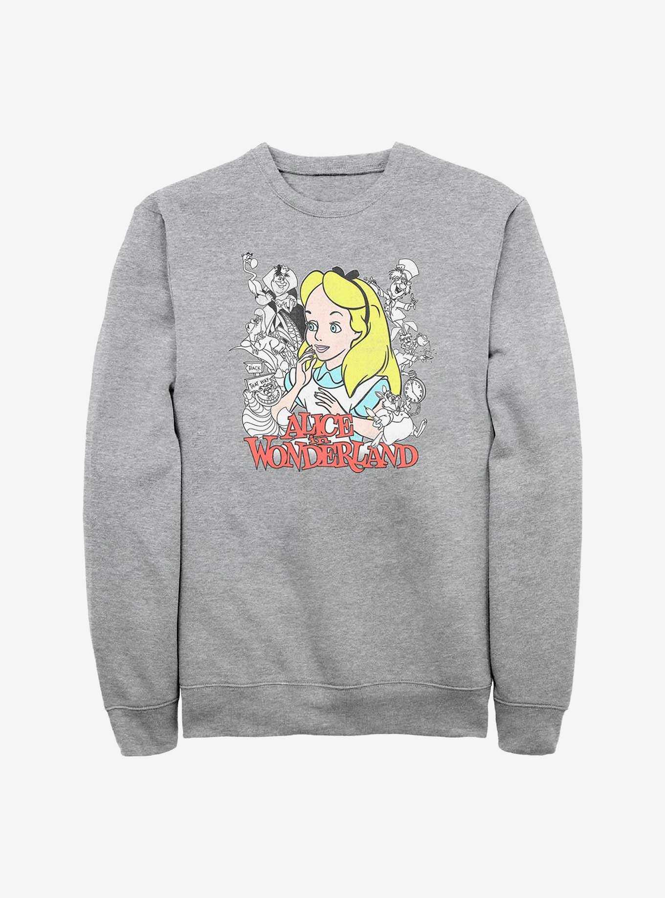 Disney Alice In Wonderland Wonderland Group Sweatshirt, , hi-res