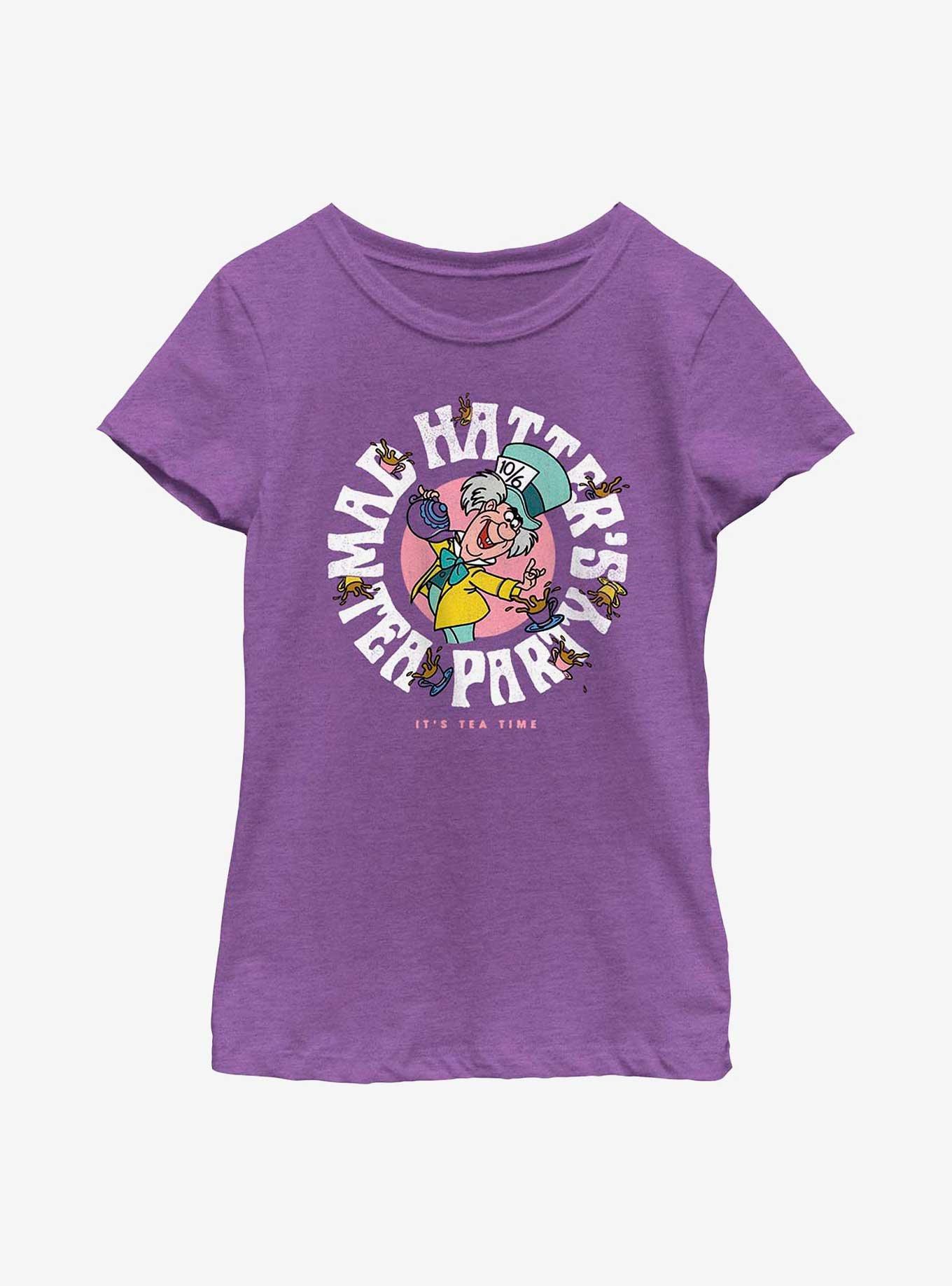 Disney Alice In Wonderland Tea Time Youth Girls T-Shirt, , hi-res
