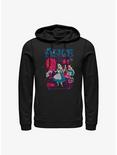 Disney Alice In Wonderland Technicolor Wonderland Hoodie, BLACK, hi-res