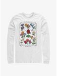 Disney Alice In Wonderland Alice Flowers Long-Sleeve T-Shirt, WHITE, hi-res