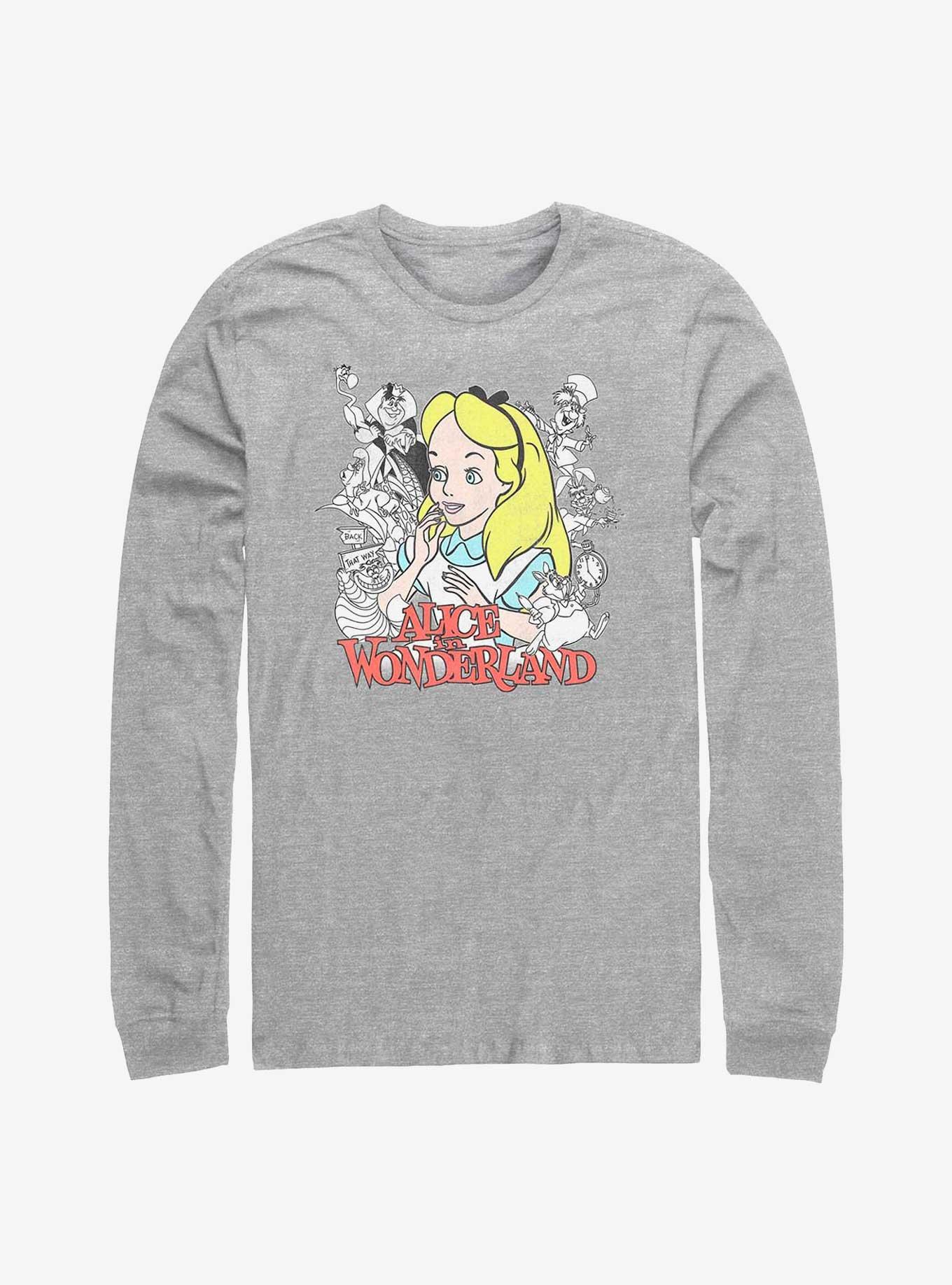 Disney Alice In Wonderland Wonderland Group Long-Sleeve T-Shirt, , hi-res