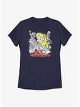 Disney Alice In Wonderland Wonderland Group Womens T-Shirt, NAVY, hi-res