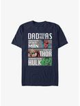 Marvel Dad Hero Qualities T-Shirt, NAVY, hi-res