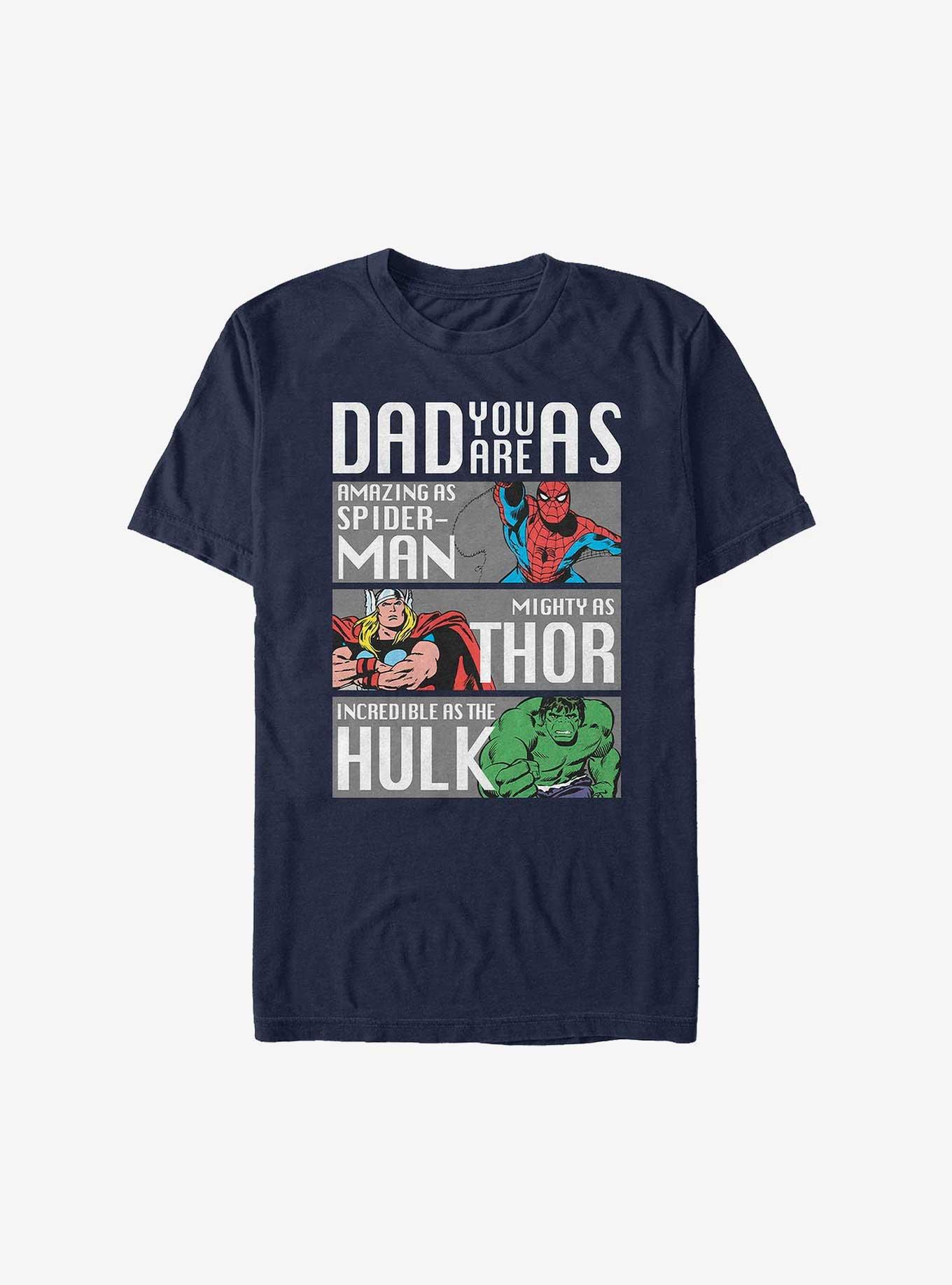 Marvel Dad Hero Qualities T-Shirt, , hi-res