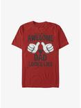 Disney Mickey Mouse Cool Dad T-Shirt, RED, hi-res