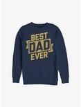 Best Dad Ever Sweatshirt, NAVY, hi-res