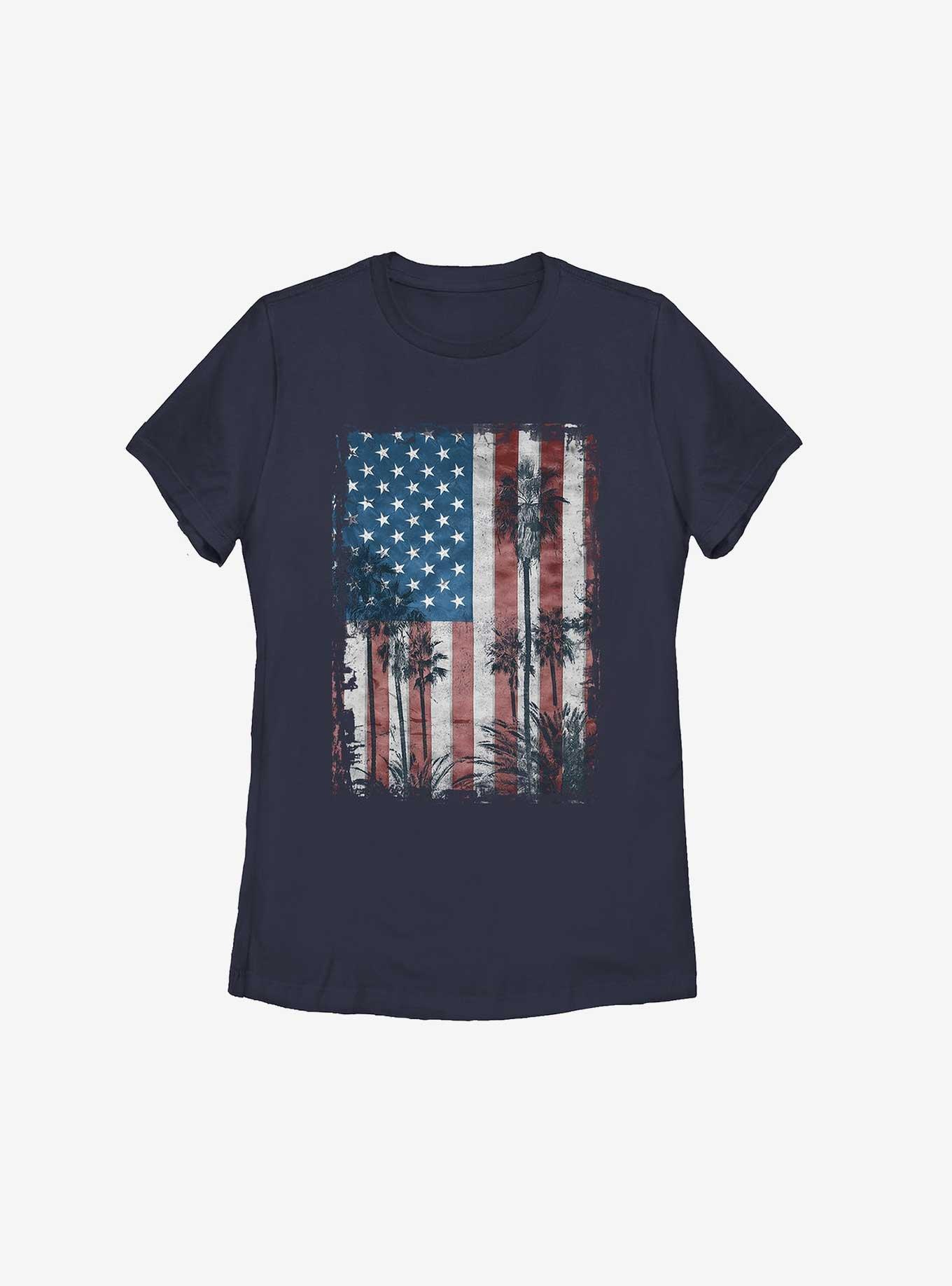 Americana Palms Womens T-Shirt, , hi-res