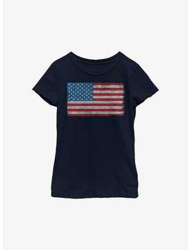 American Flag Youth Girls T-Shirt, , hi-res