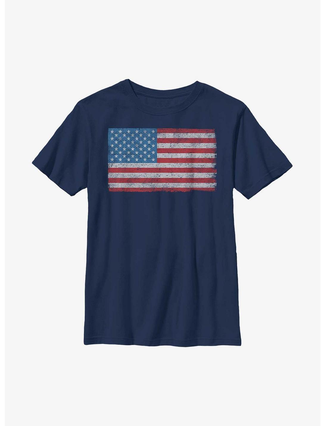 American Flag Youth T-Shirt, NAVY, hi-res