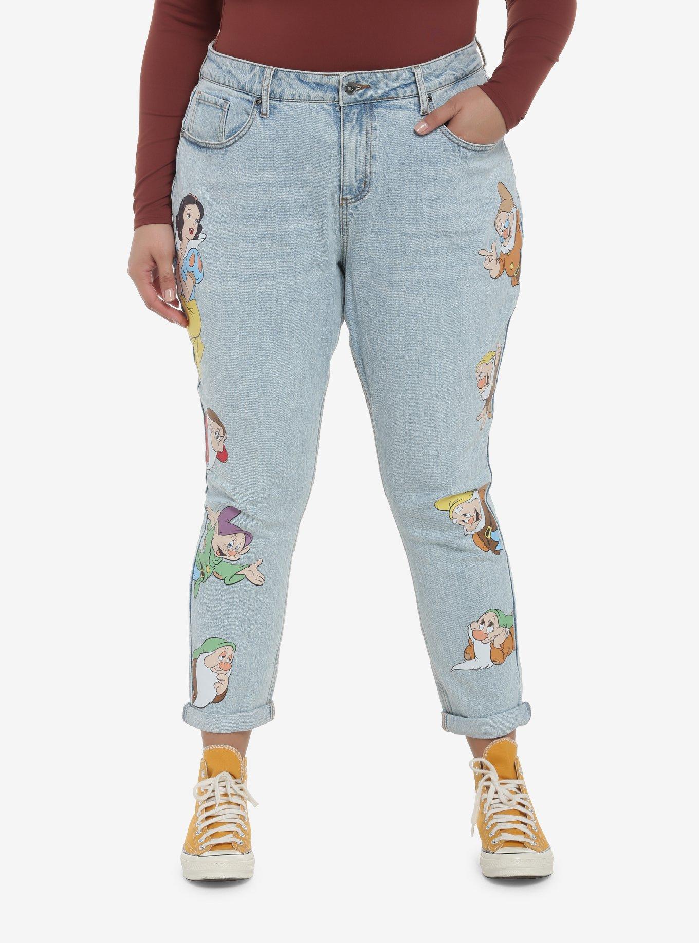 Her Universe Disney Snow White And The Seven Dwarfs Mom Jeans Plus Size