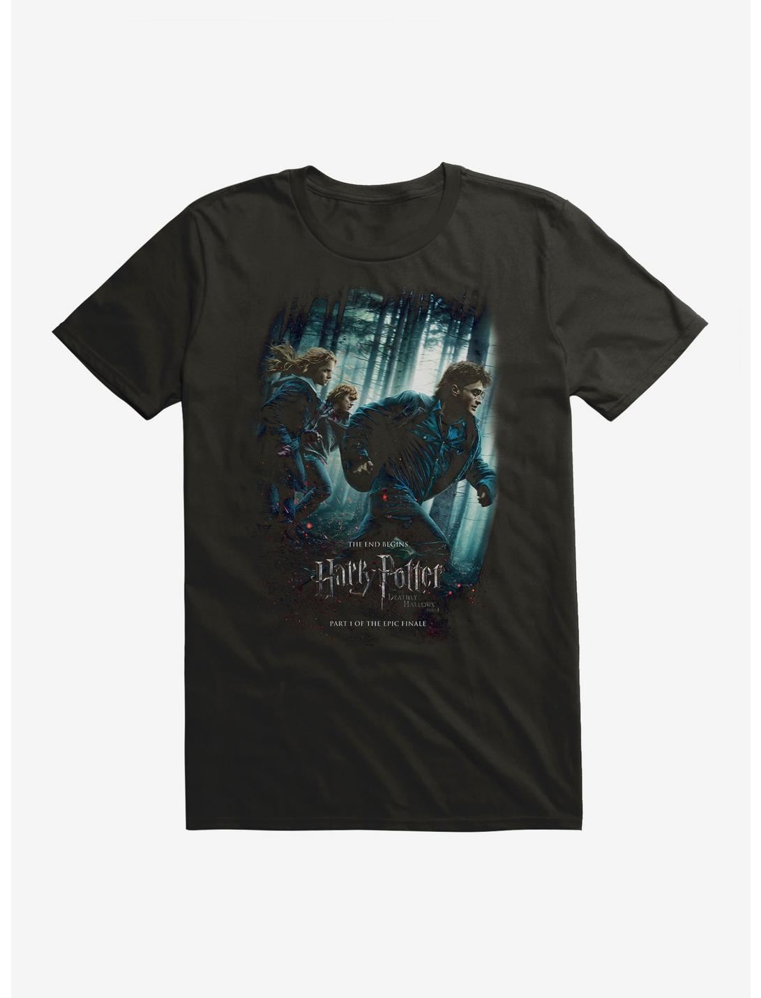 Harry Potter Deathly Hallows Part 1 T-Shirt, BLACK, hi-res