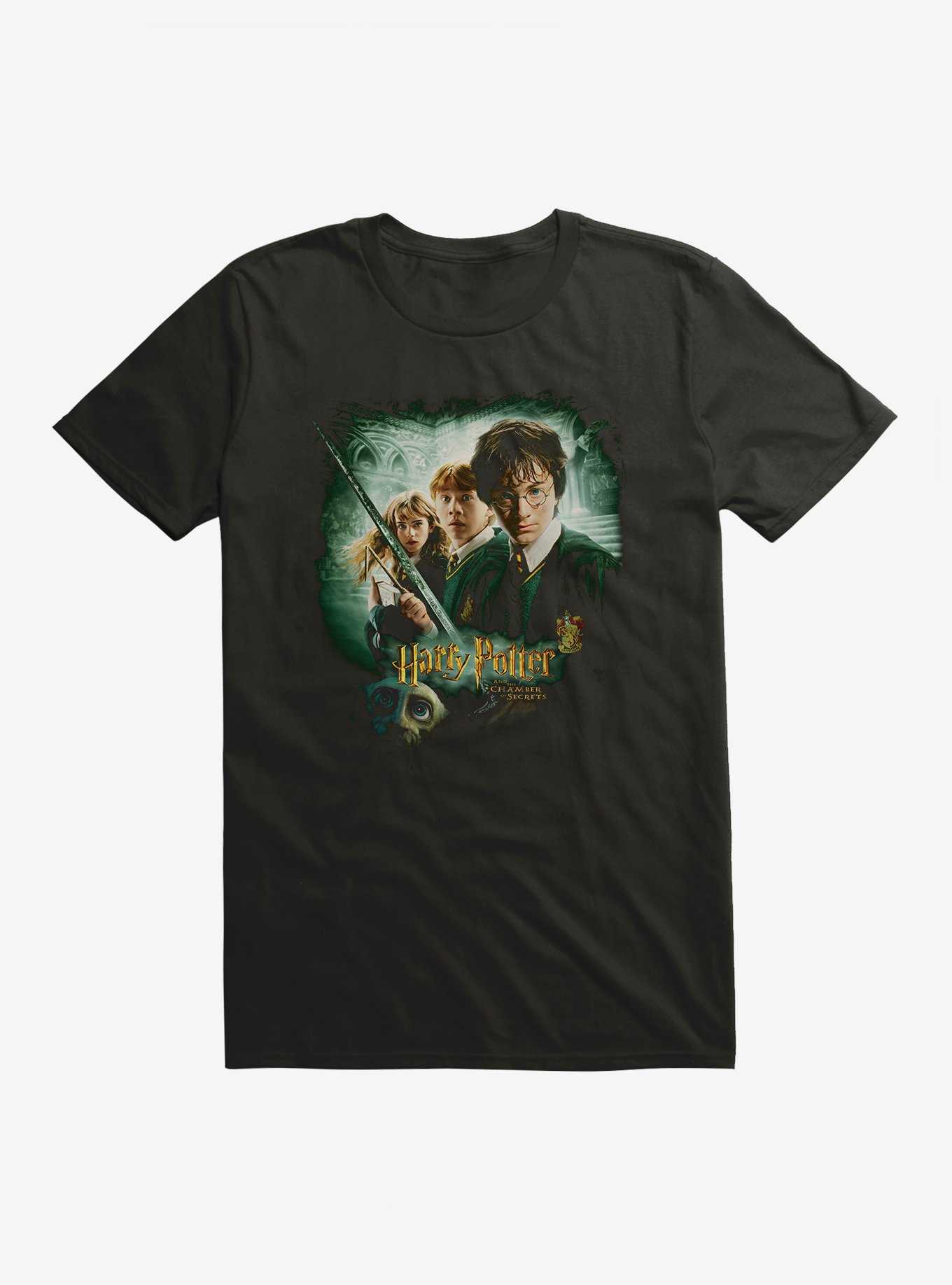 Harry Potter Chamber Of Secrets Movie Poster T-Shirt, , hi-res