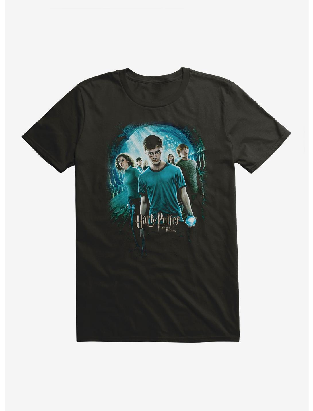 Harry Potter Order of Phoenix Movie Poster T-Shirt, BLACK, hi-res