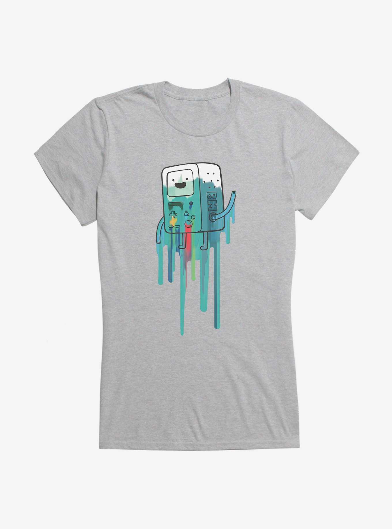 Adventure Time BMO Paint Drip Girls T-Shirt, , hi-res