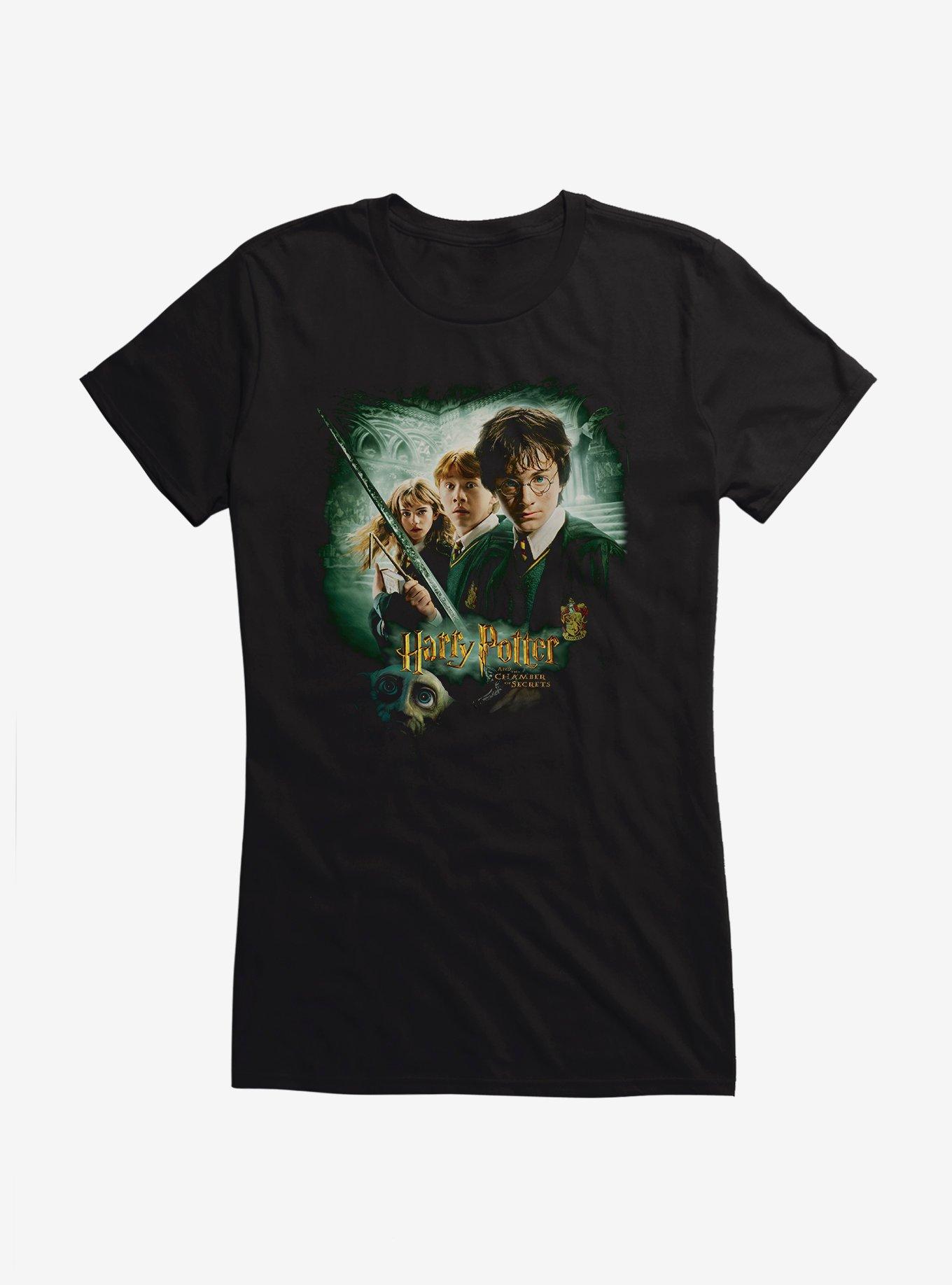 Harry Potter Chamber Of Secrets Movie Poster Girls T-Shirt