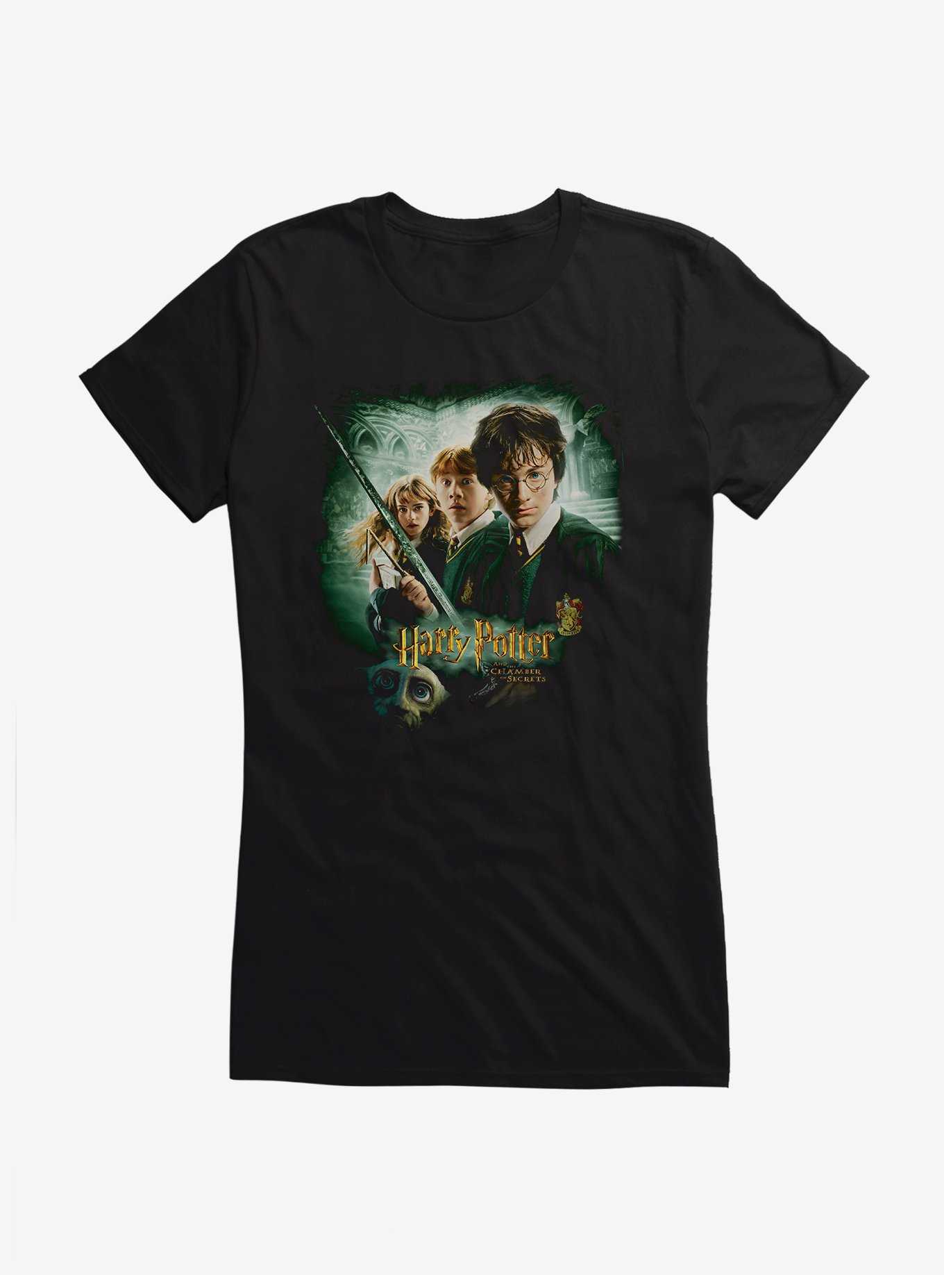 Harry Potter Chamber Of Secrets Movie Poster Girls T-Shirt, , hi-res
