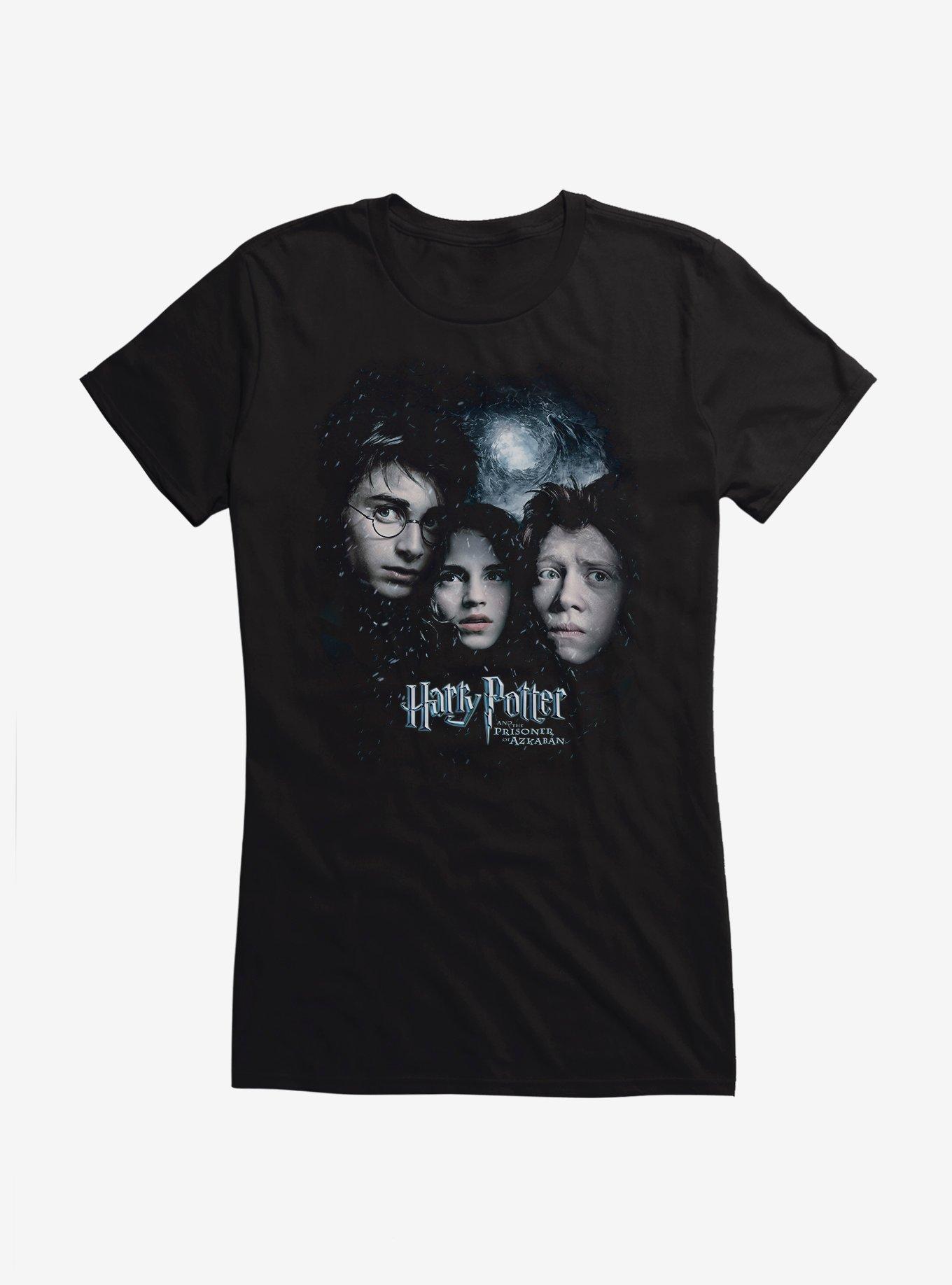 Harry Potter Prisoner of Azkaban Movie Poster Girls T-Shirt, BLACK, hi-res