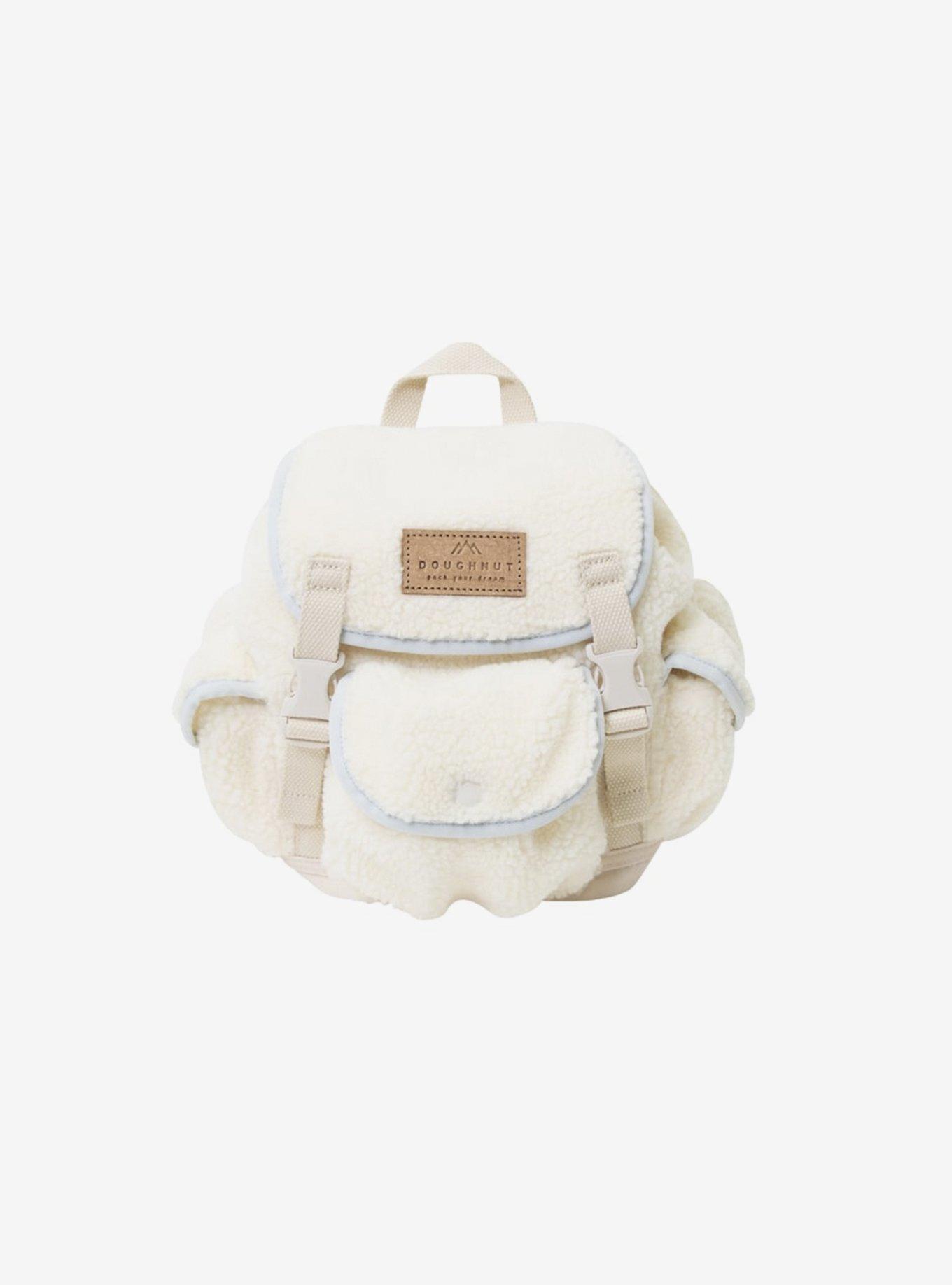 Doughnut Lighthouse Fluffy Series Cream x Blue Lotus Mini Backpack, , hi-res