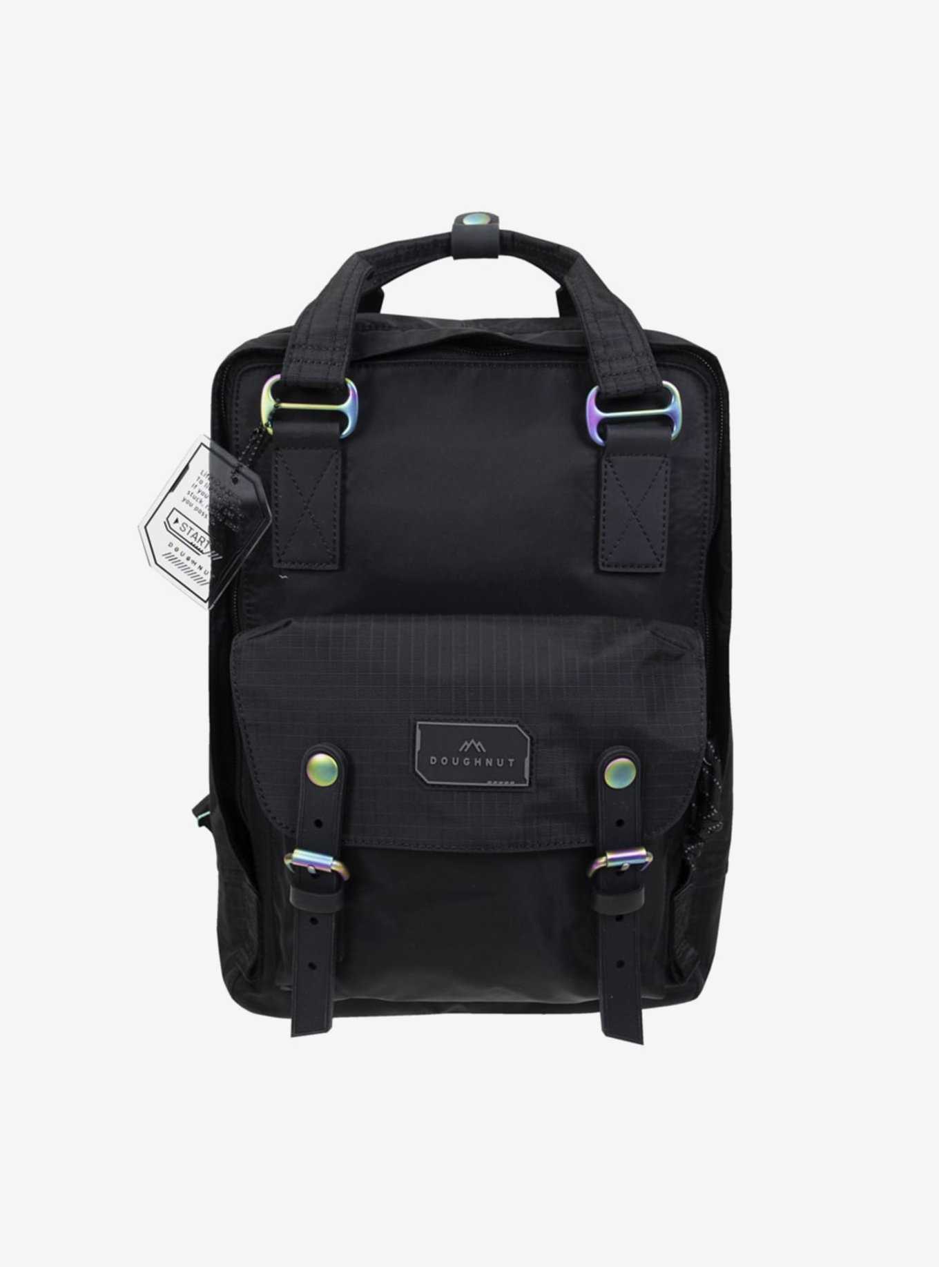 Doughnut Macaroon Gamescape Series Black Backpack, , hi-res