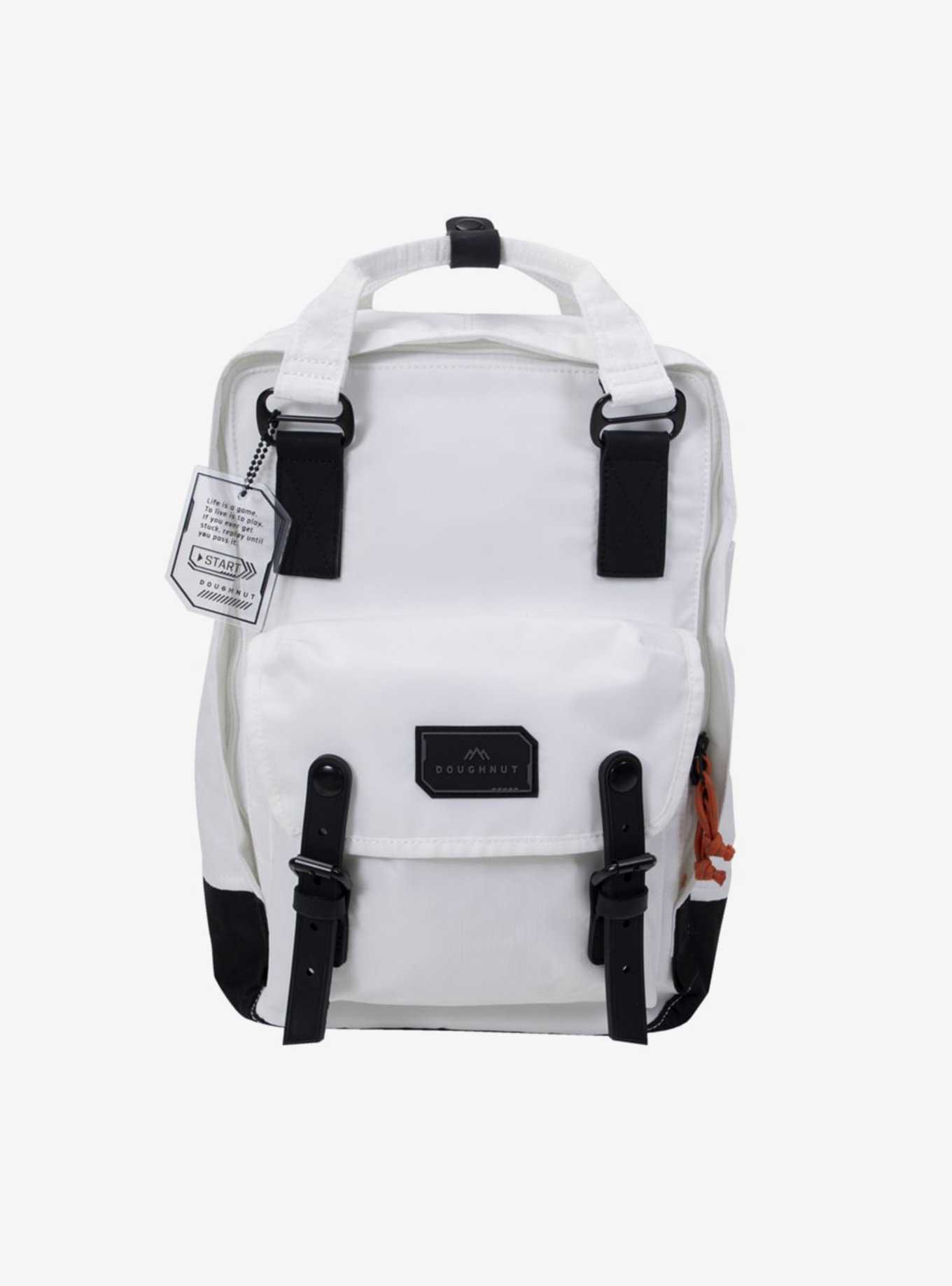 Doughnut Macaroon Gamescape Series White Backpack, , hi-res