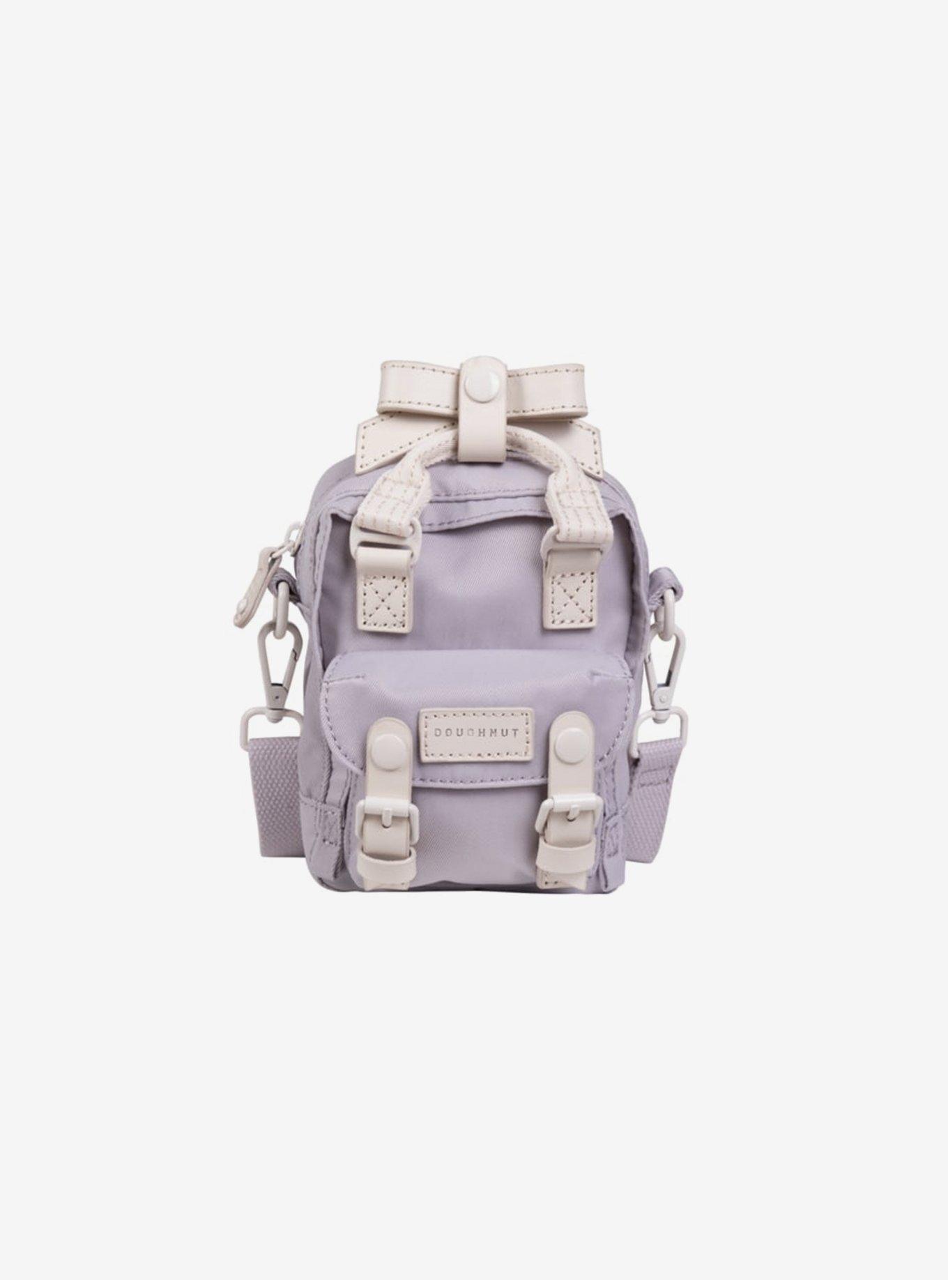 Doughnut Macaroon Tiny Ribbon x Unicorn Dream Series Powder Purple Crossbody, , hi-res