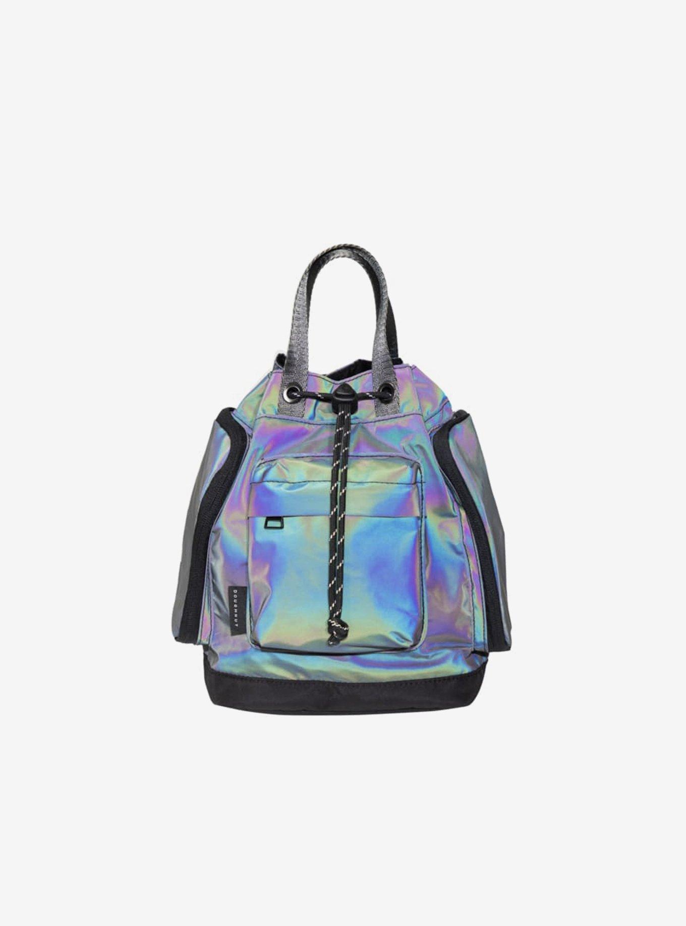 Doughnut Pyramid Tiny Limelight Series Dark Rainbow Convertible Bag