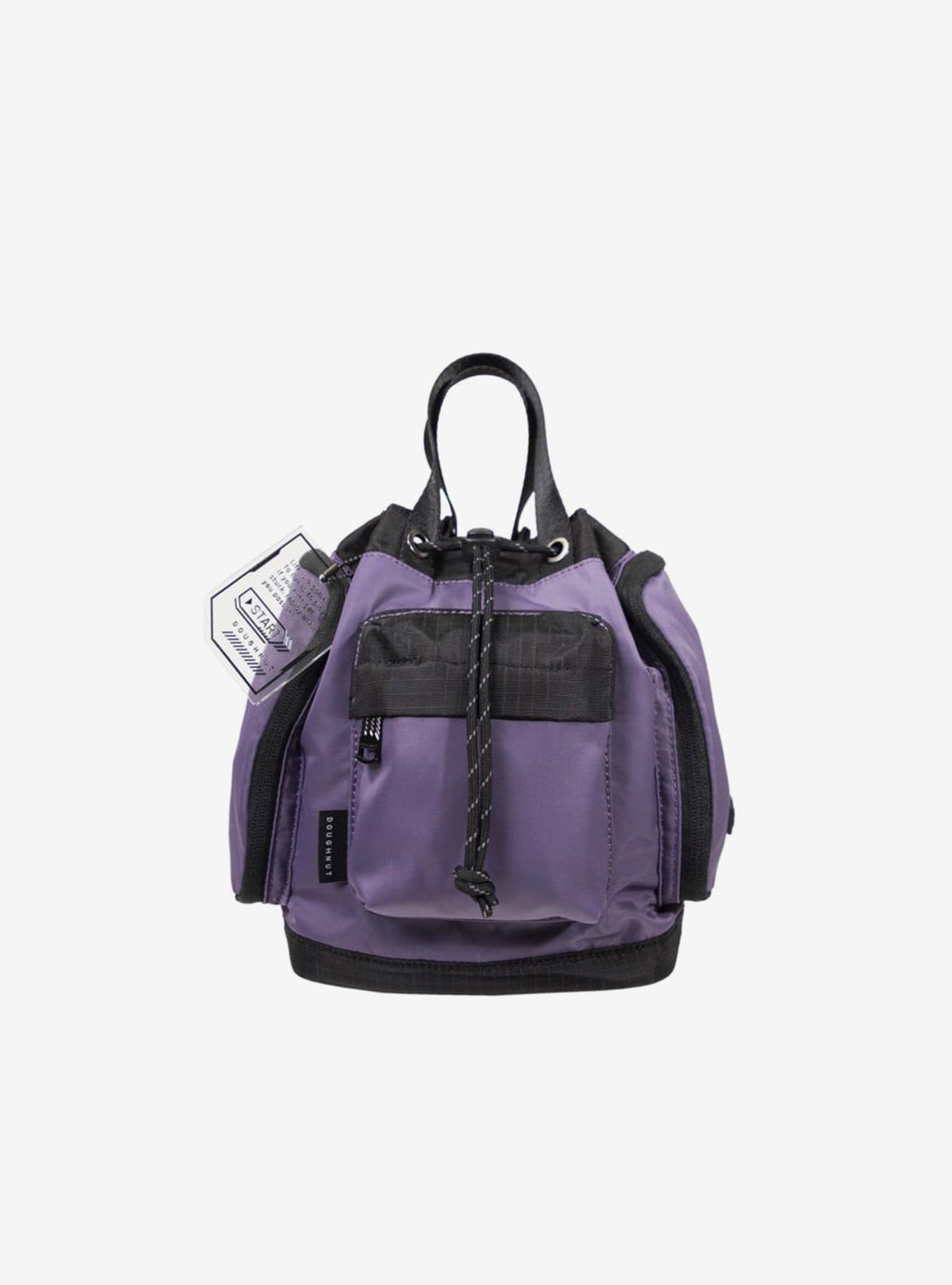 Doughnut Pyramid Tiny Gamescape Series Purple Pansy Convertible Bag, , hi-res